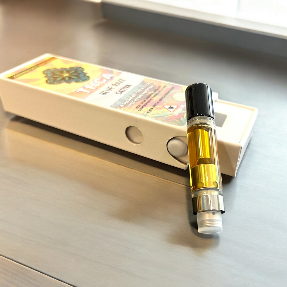 1‑gram THC live rosin vape cartridge (solventless)