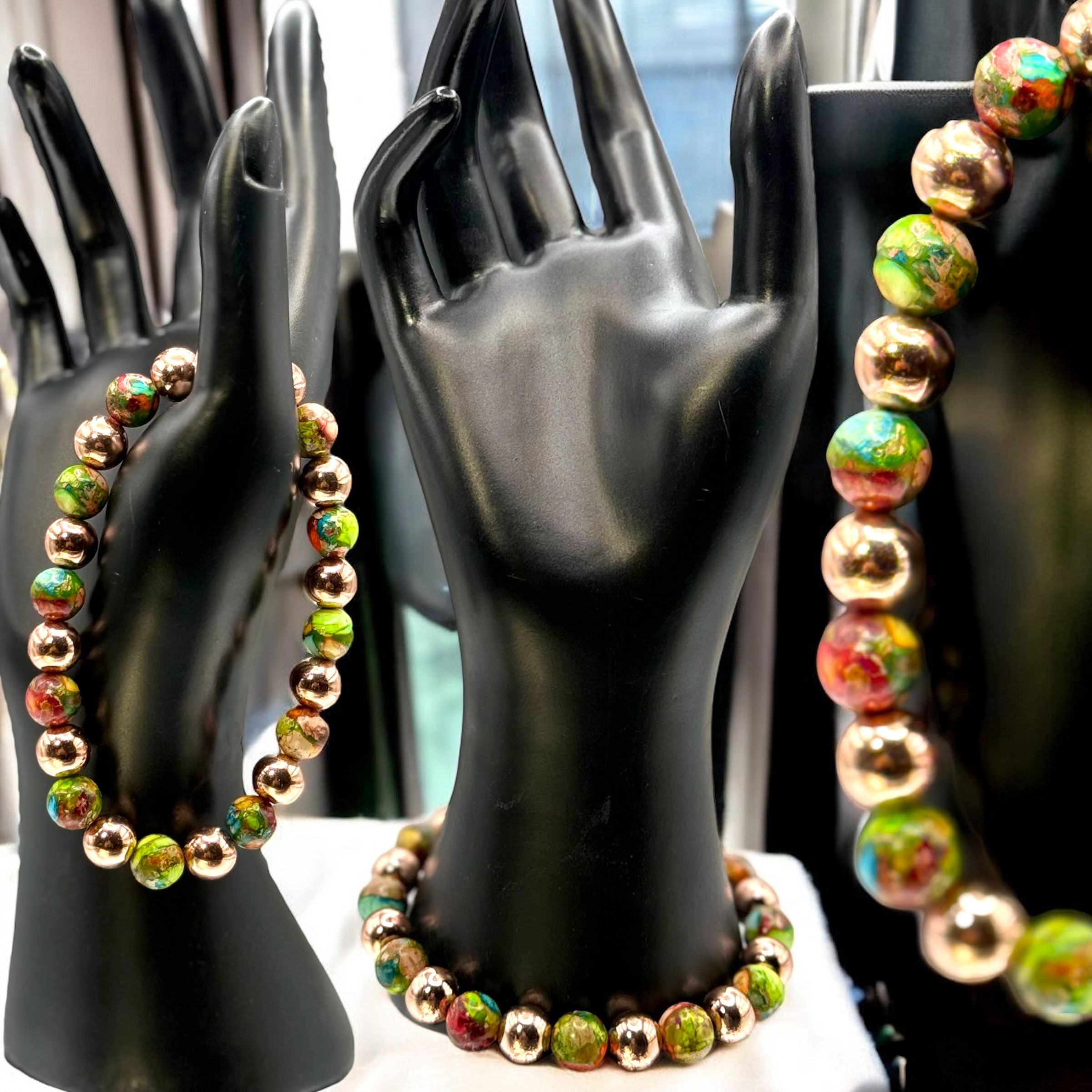 Golden Hematite and Imperial Jasper