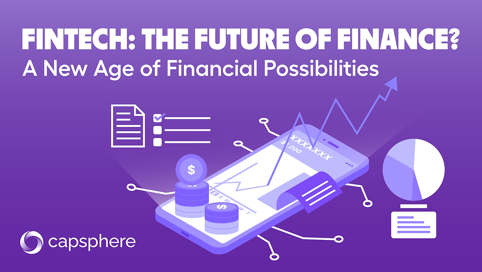 Fintech the Future of Finance?