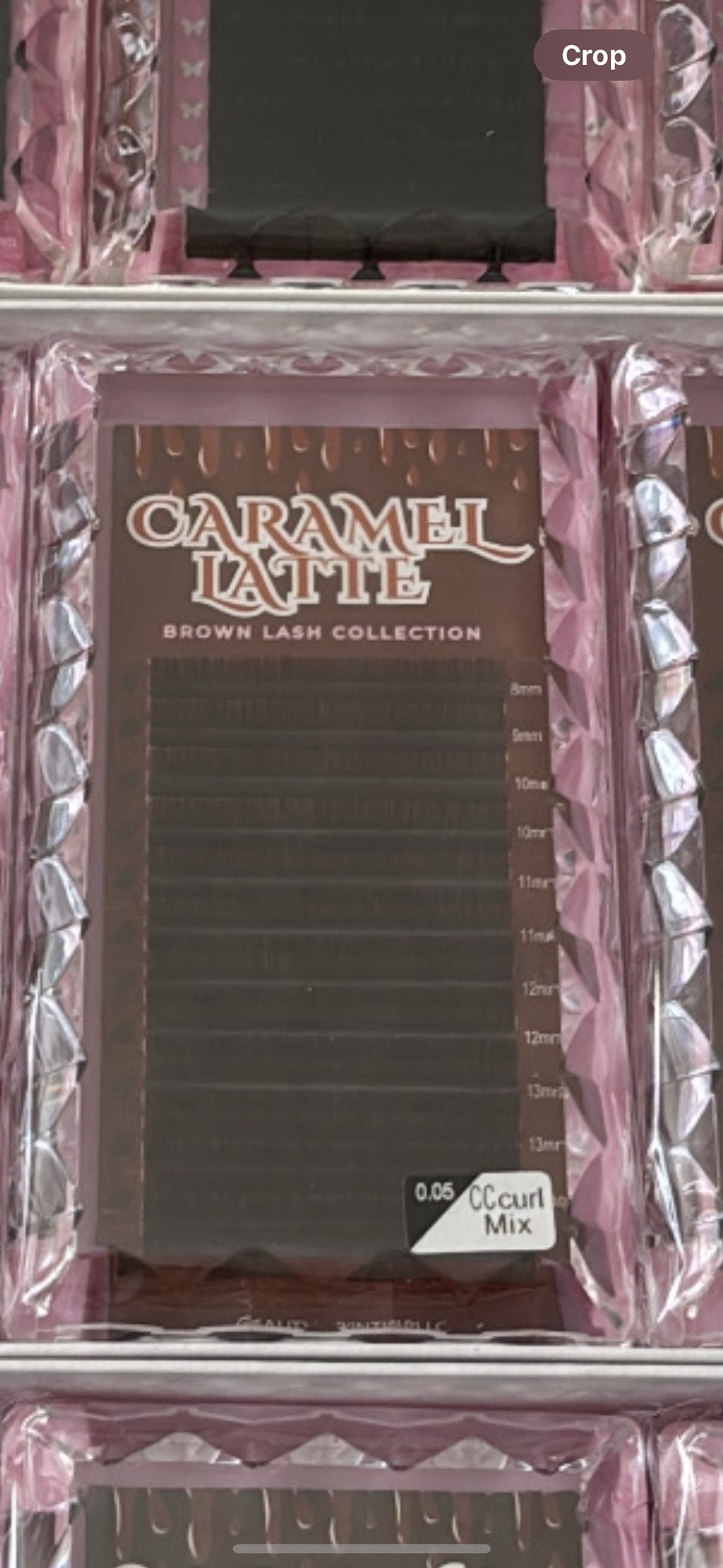 Caramel Latte medium brown lashes 