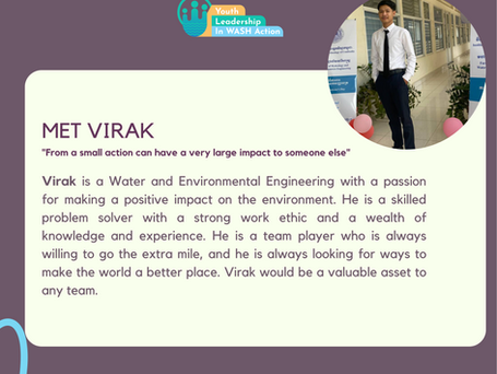 3 Youth Leaders Share Their Life Experiences for 100 Days in Community-Center for Sustainable Water 