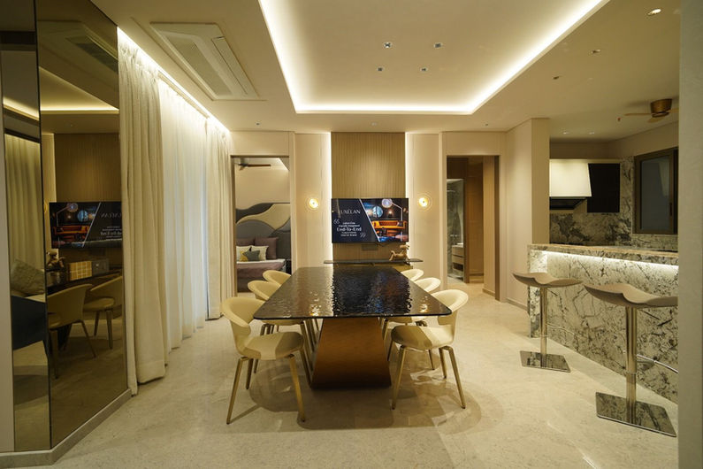 Adani Ten BKC interiors, Bandra