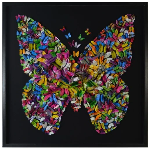 PAPILLON FRAMED ART