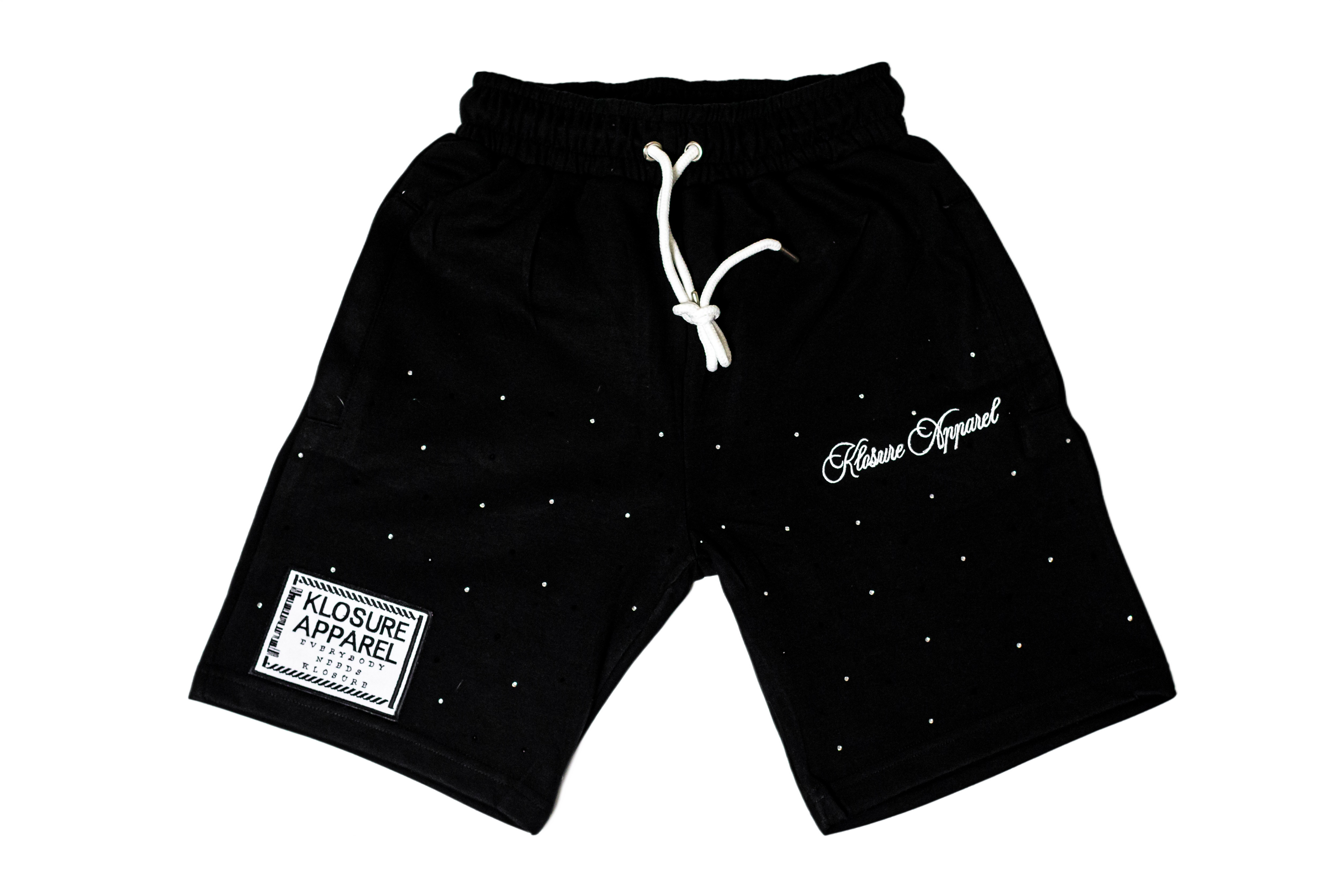 "EVERYBODY NEEDS KLOSURE"BLACK SHORTS