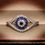 Thumbnail: Silver Evil Eye Ring