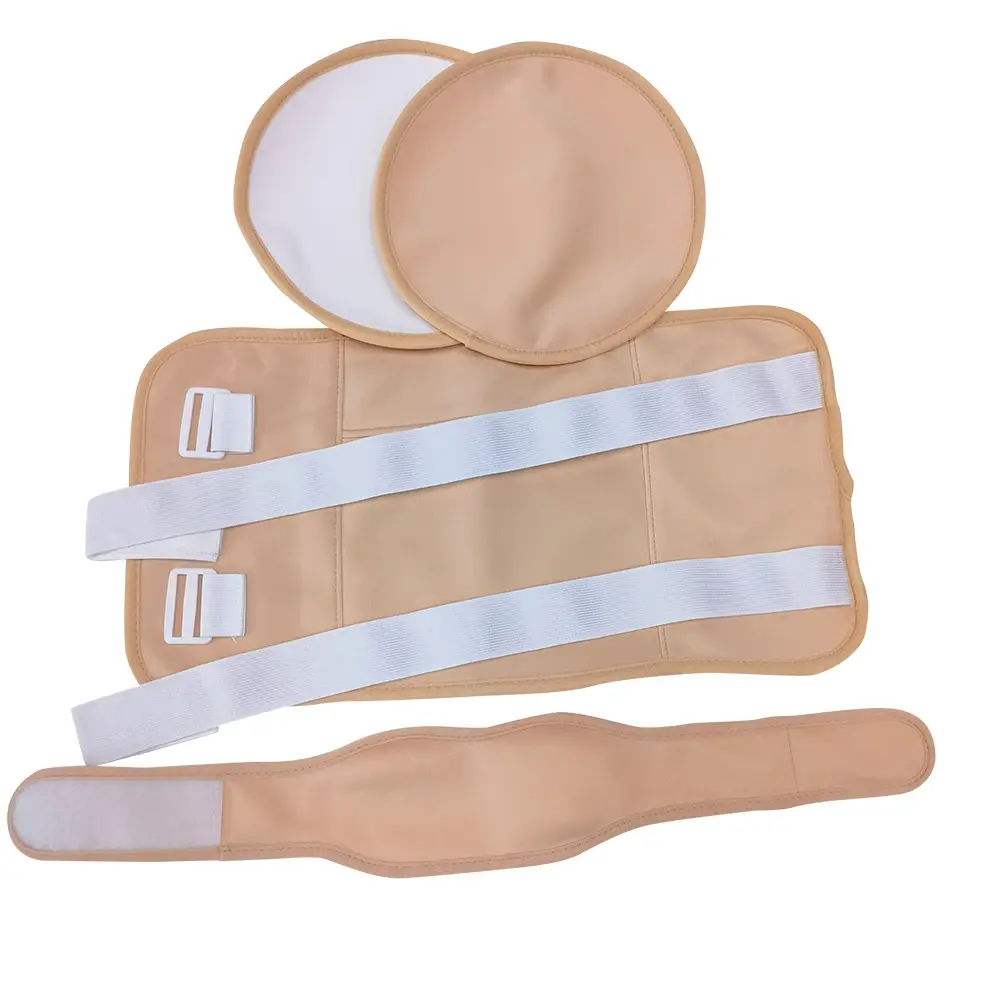 Castor Oil Pack Set | Reusable Abdominal Wrap with Hot & Cold Pocket | Breast Pa