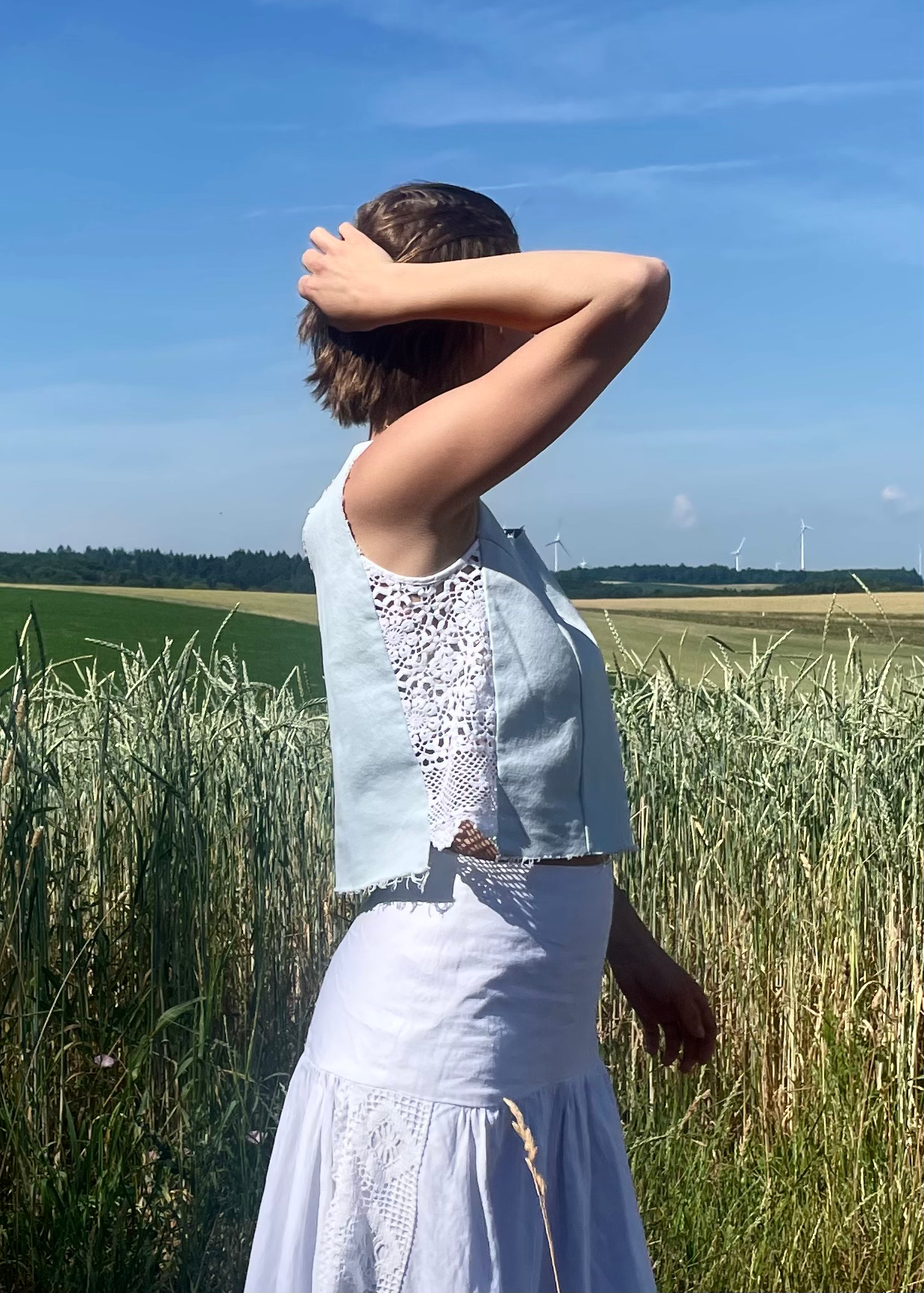 Top Livia | Jeans-Spitze