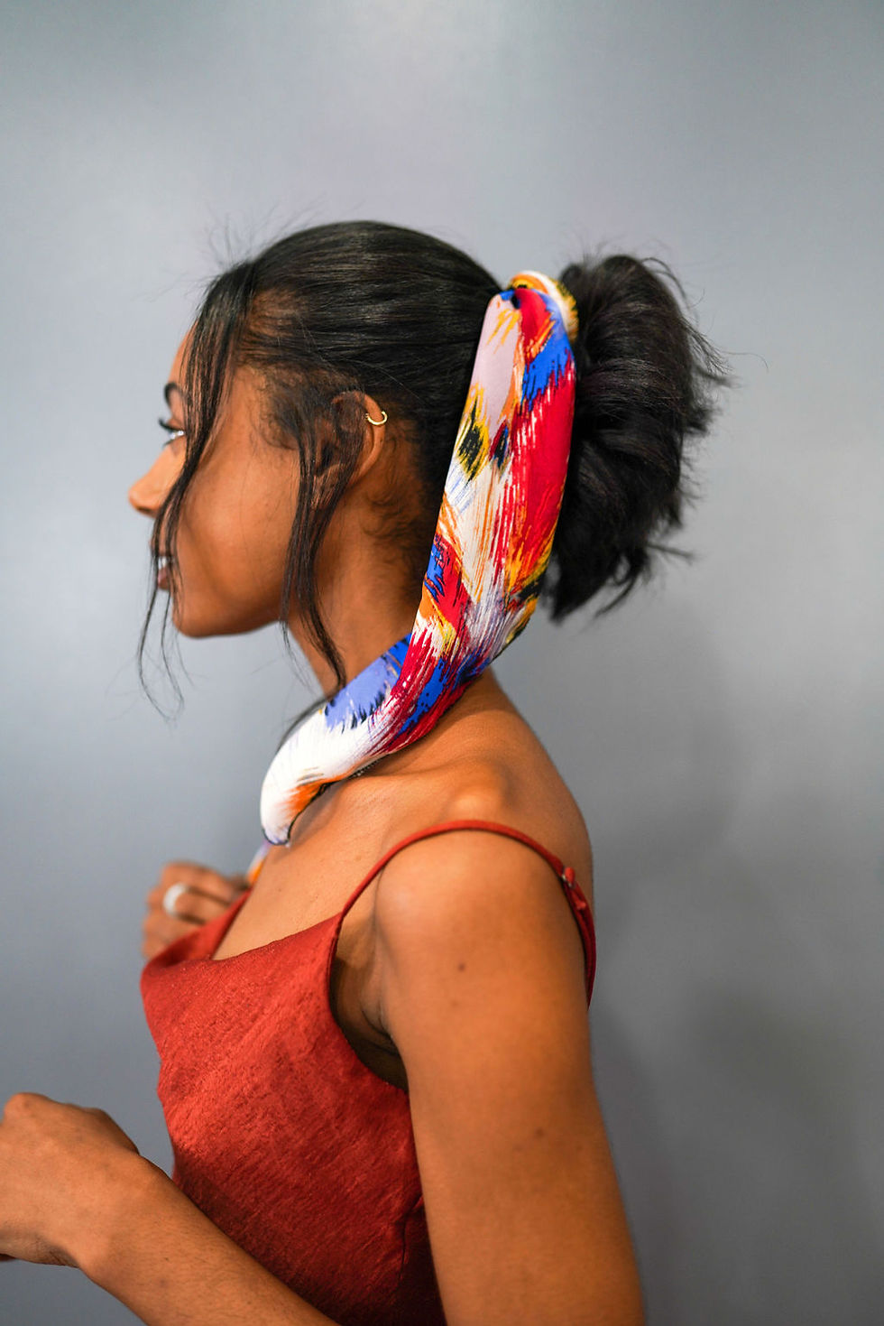 Thumbnail: Silk Bandana - Multi-color