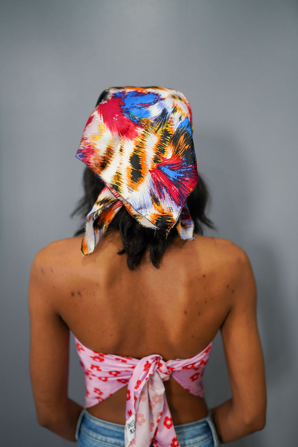 Thumbnail: Silk Bandana - Multi-color