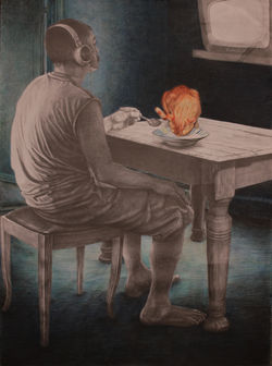 And it was not to stare at the TV ..