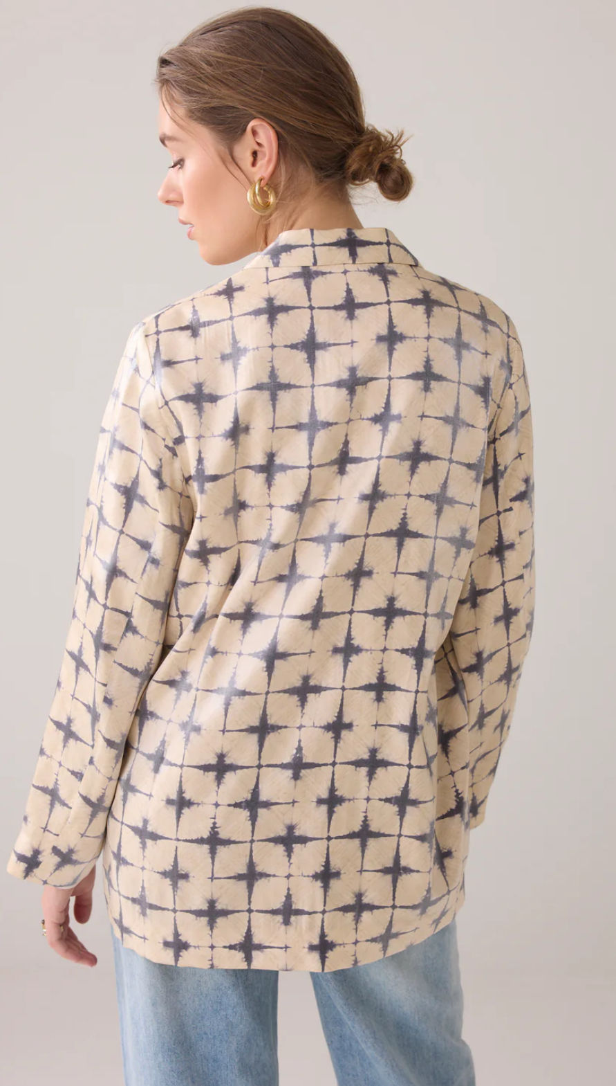 Thumbnail: Boyfriend Blazer Summum Tie Dye