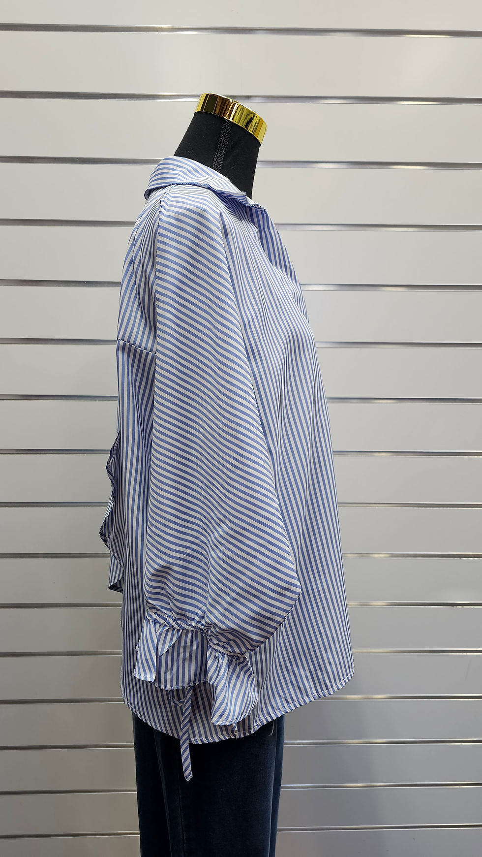 Thumbnail: Blue And White Shirt - Shirt 2XL