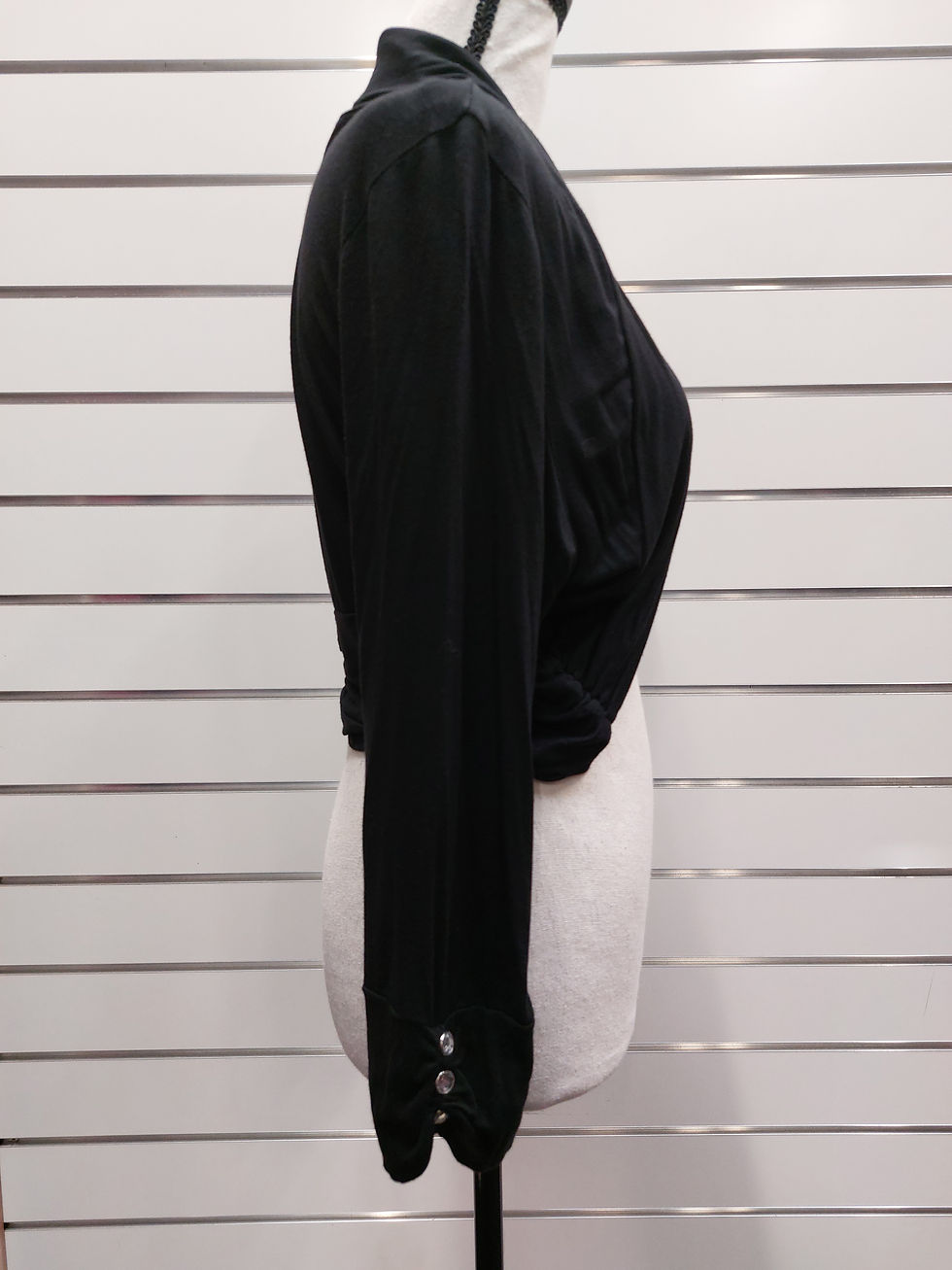 Thumbnail: Pagani Black Bolero Cropped Cover Up - 16