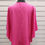 Thumbnail: L Hot Pink blouse with batwing sleeves 