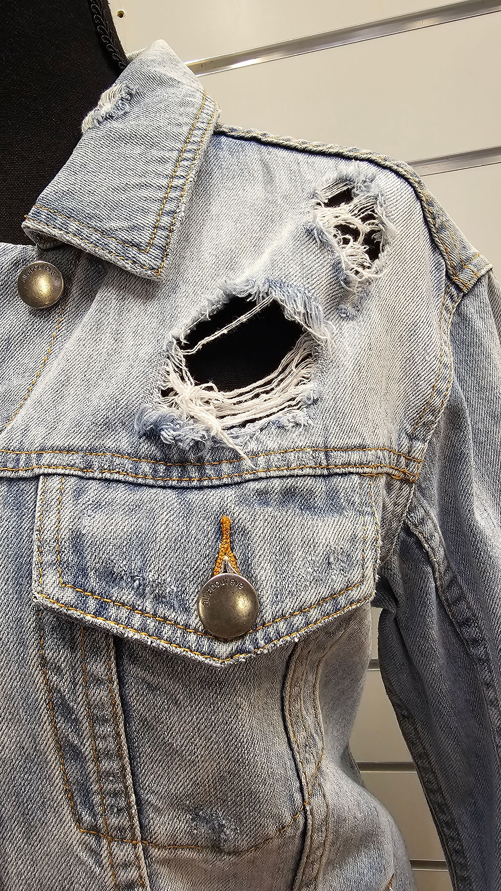Thumbnail: All About Eve Denim Jacket 100% Cotton - 10