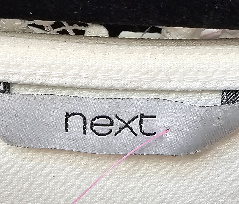 Thumbnail: Next white short sleeve blouse - size 16