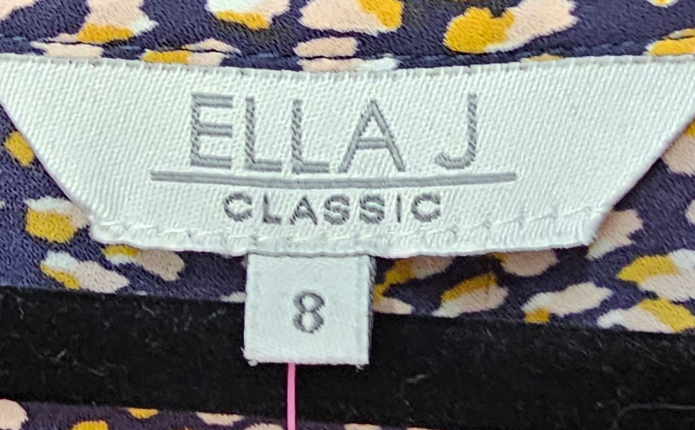Thumbnail: Ella J short sleeve blouse - size 8