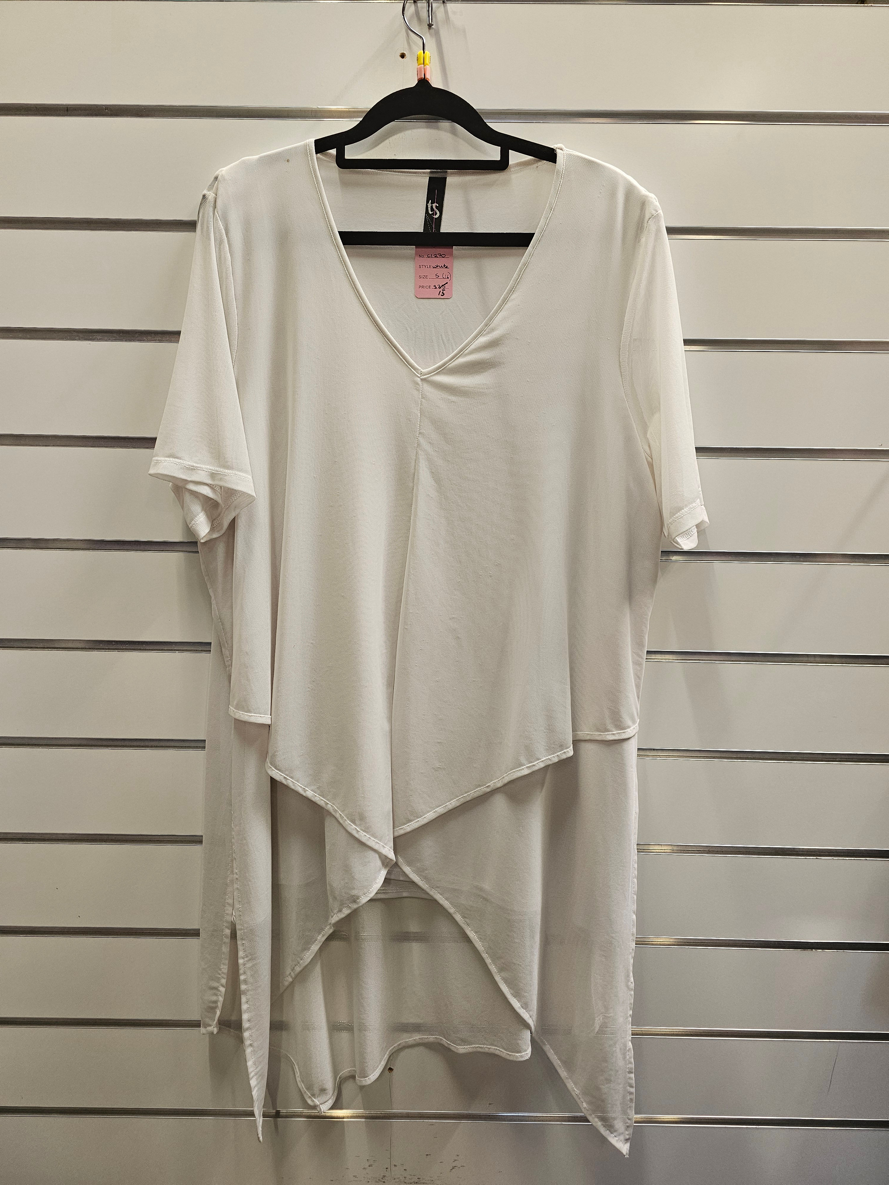 Taking Shape White Tunic - 16