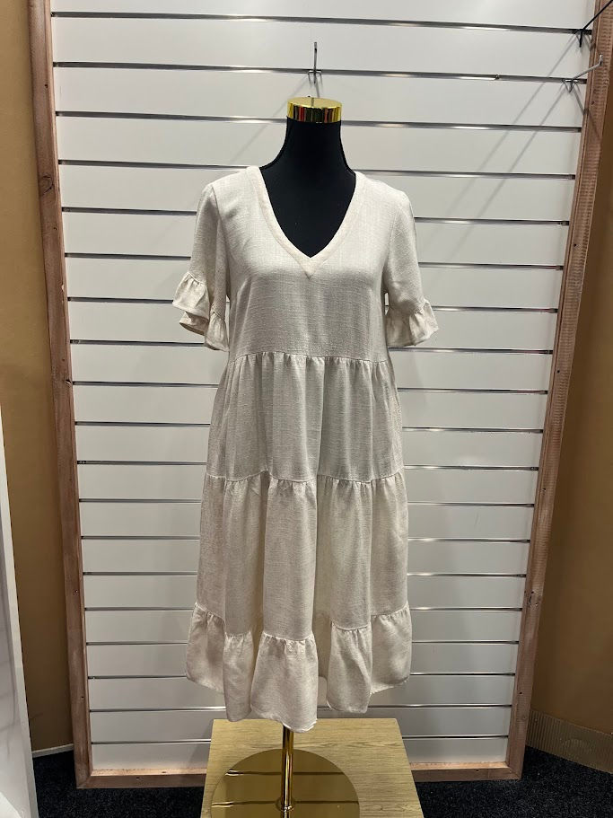 Vine Apparel 100% Linen Dress