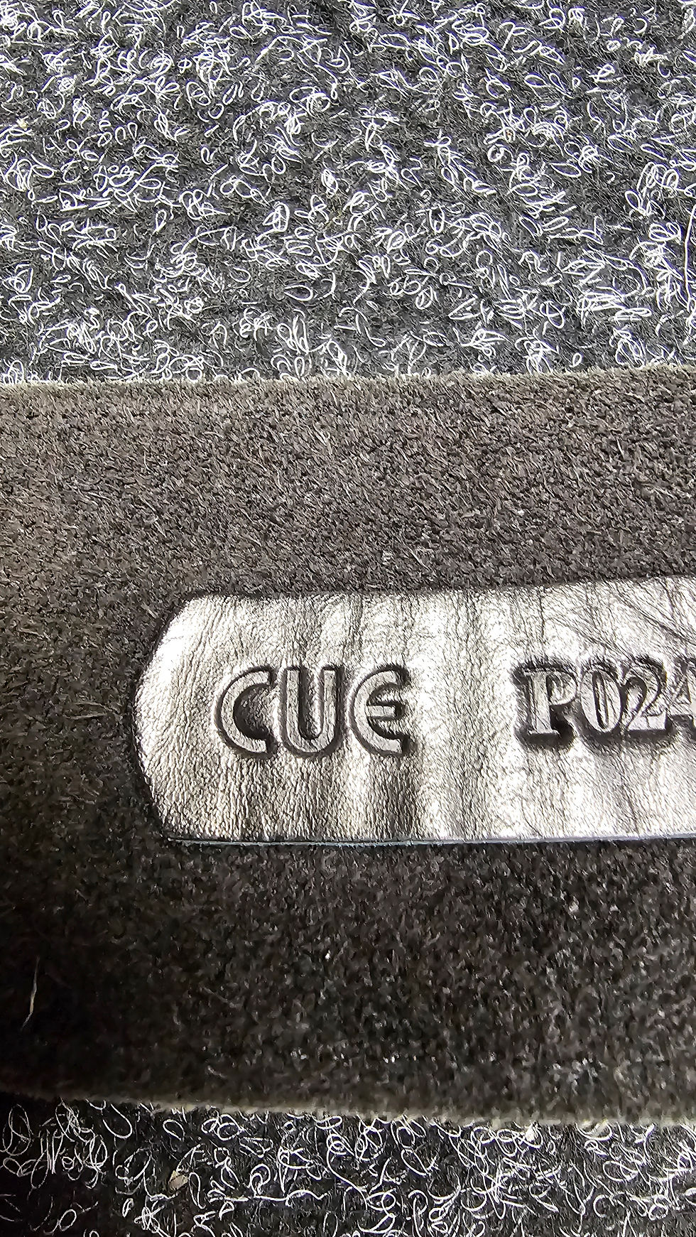 Thumbnail: Black Cue belt. Genuine leather size L 