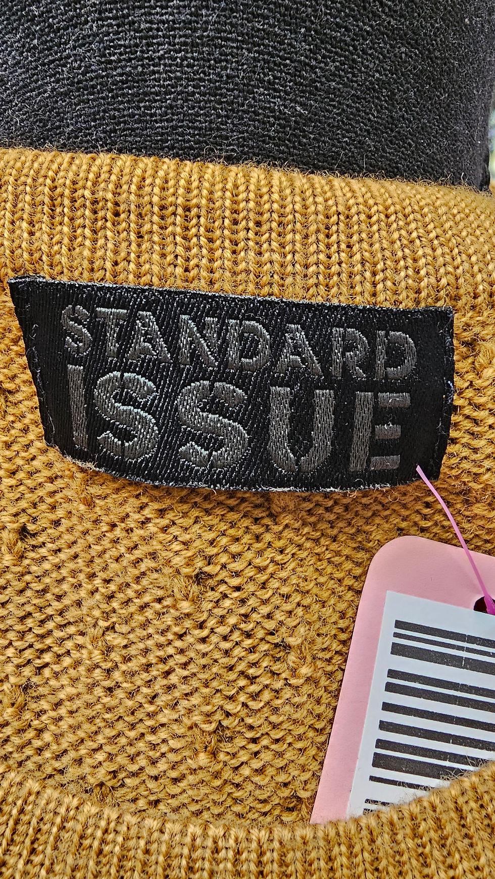 Thumbnail: Standard Issue Mustard Knitted 100% Merino Dress  - M