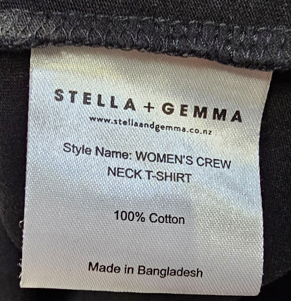 Thumbnail: Stella + Gemma black 100% Cotton t-shirt - size 12