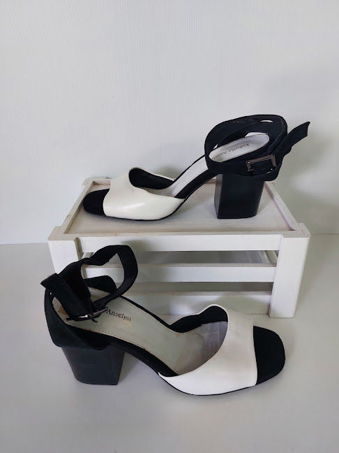 Isabella Anselmi Black and White Heels