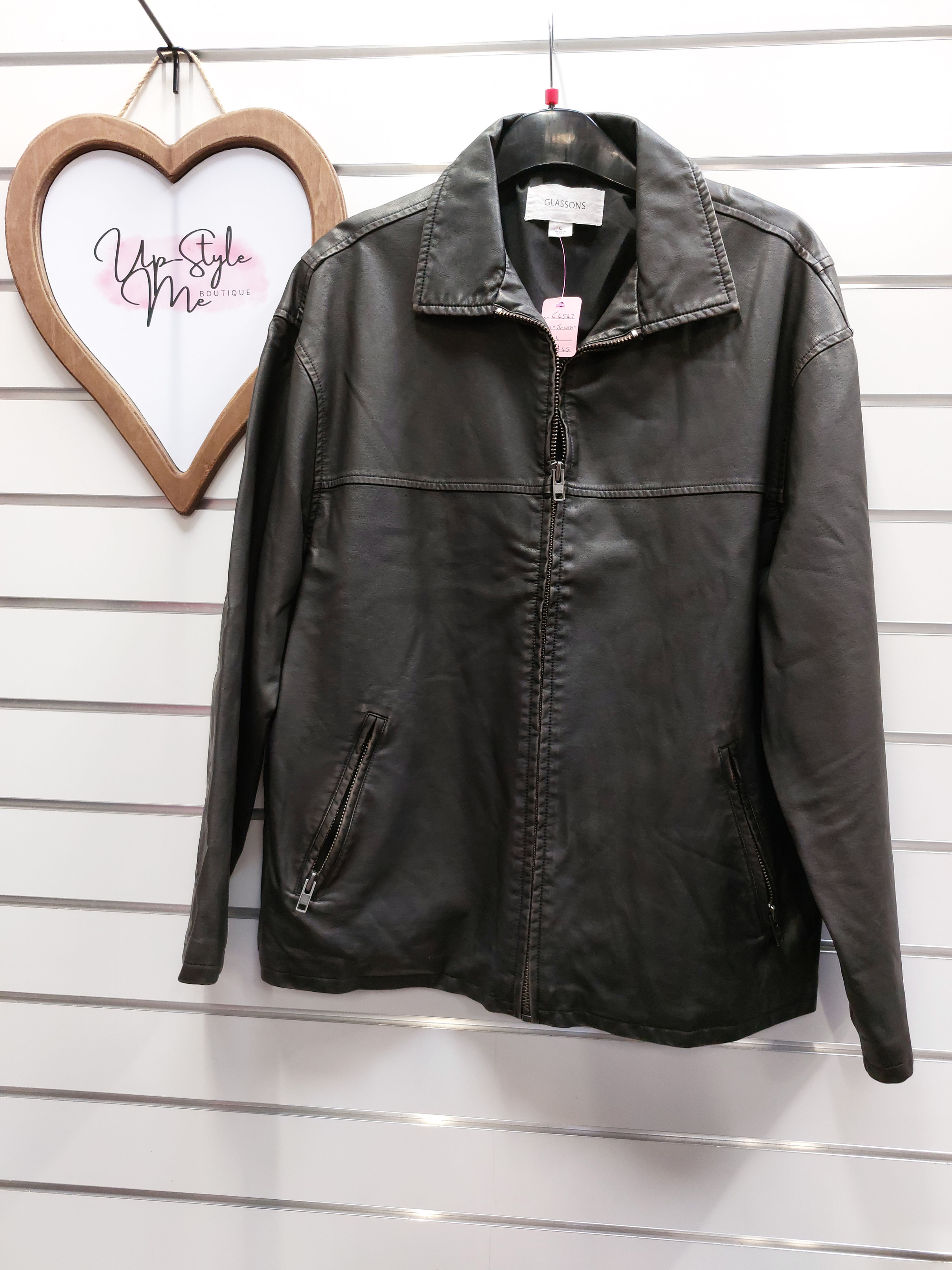 Glassons Pleather Jacket - L