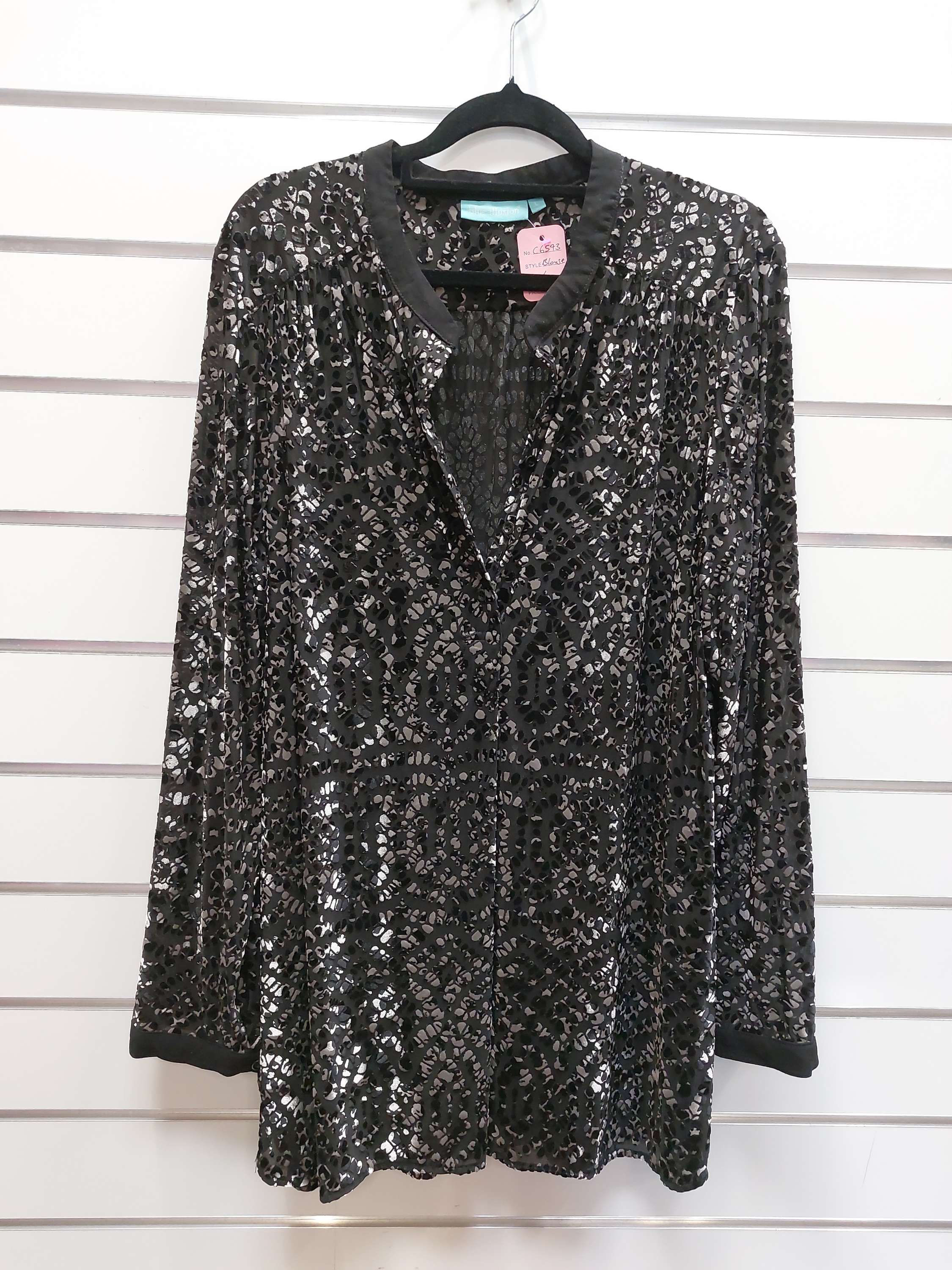 Blue Illusion Blouse