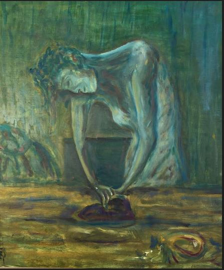 ca163 la repasseuse de picasso huile sur toile 5464.JPG