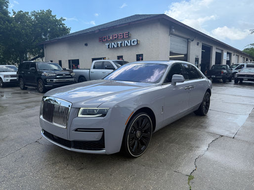 Luxury Protected by Eclipse Window Tinting of Naples: Full Ceramic Tint on a 2024 Rolls Royce Ghost
