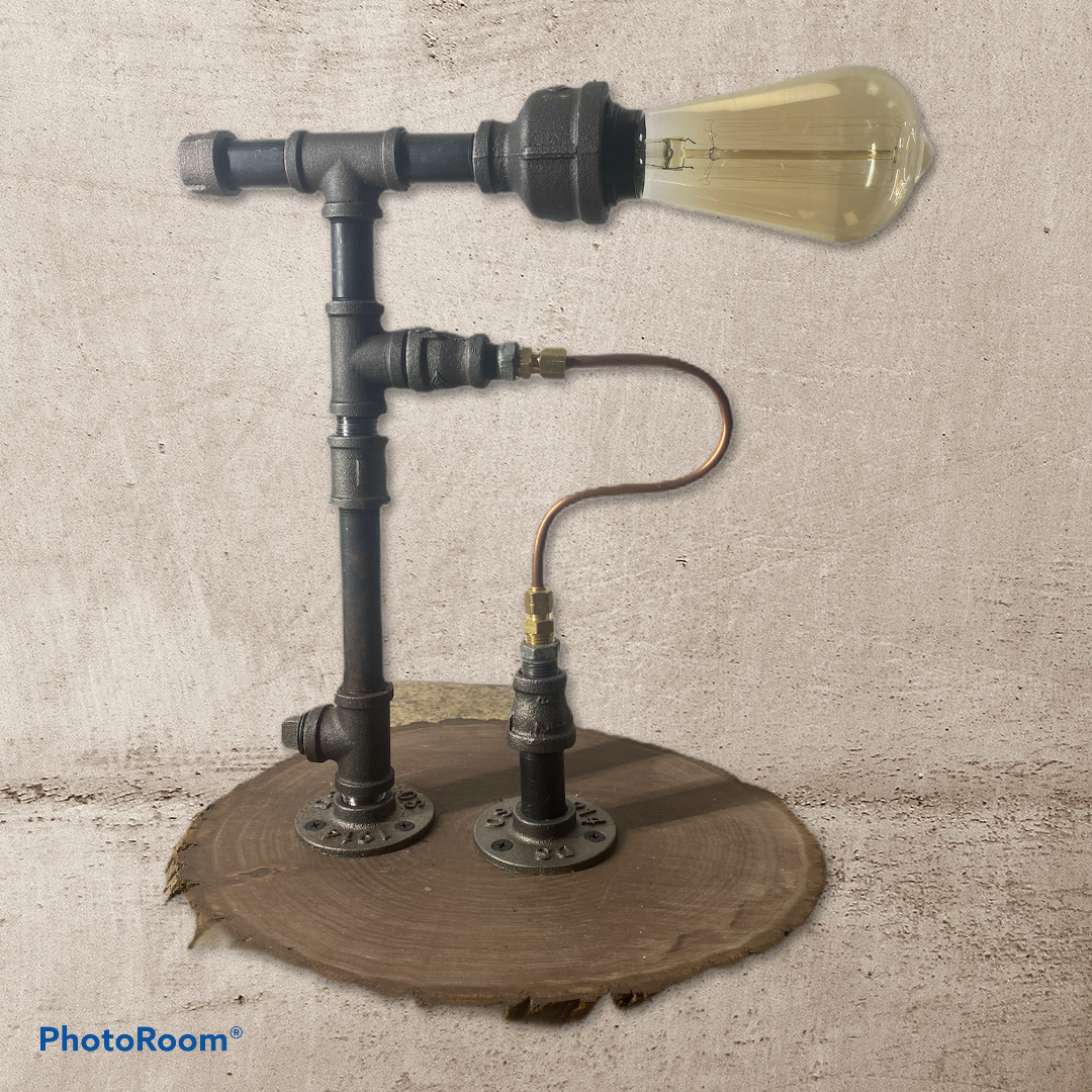 Copper Line Table Lamp