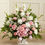 Thumbnail: PINK & WHITE SYMPATHY FLOOR BASKET