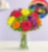 Fields of Europe Celebration with Graduation Balloon Deluxe