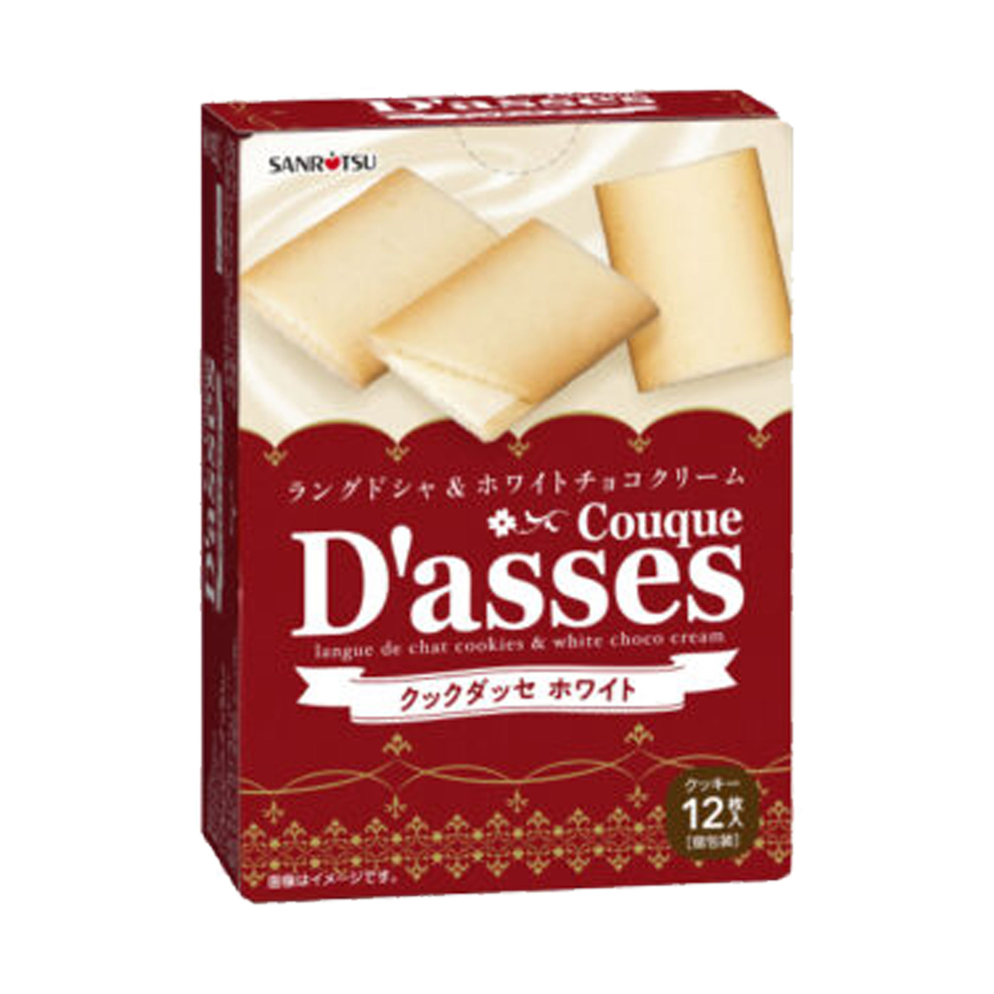 SANRITSU Conque Dasses - White Chocolate Cream 12P