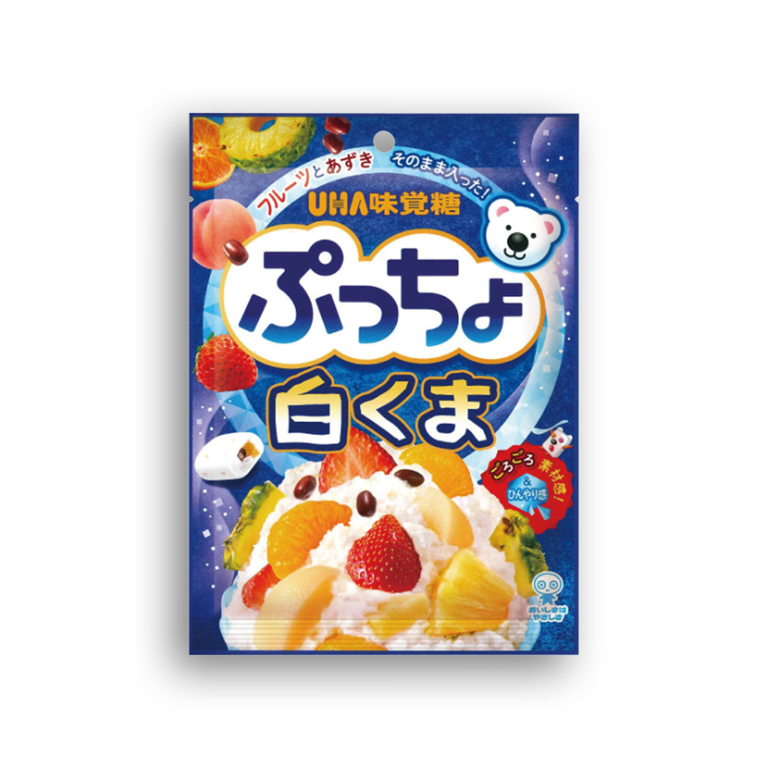 UHA Puccho Polar Bear White Fruit Flavour Chewy Candy 83g