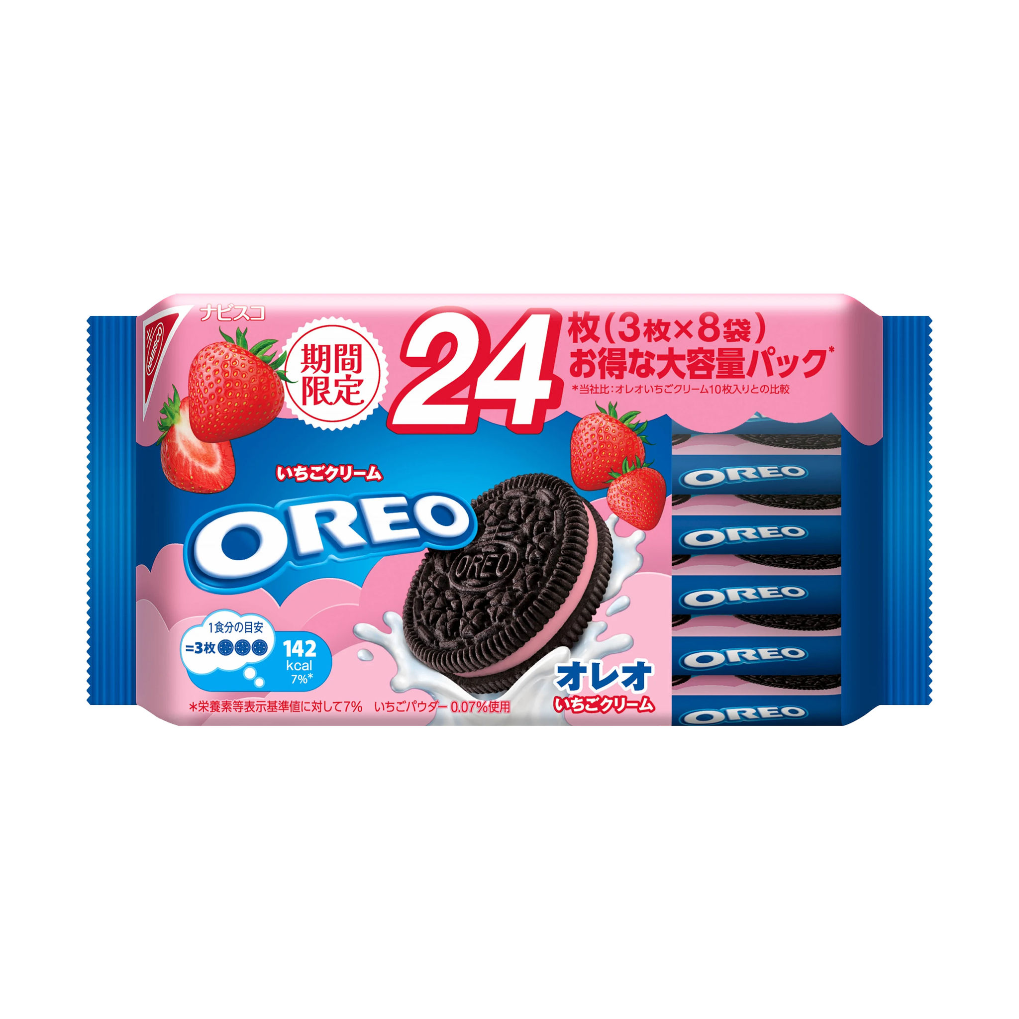 MONDELEZ Oreo Family Pack - Strawberry Cream 24P