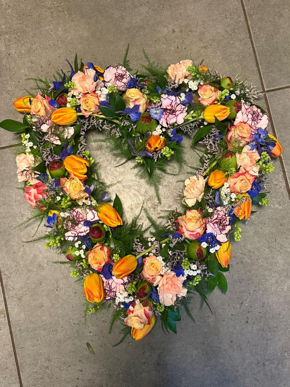 Rouw bloemen