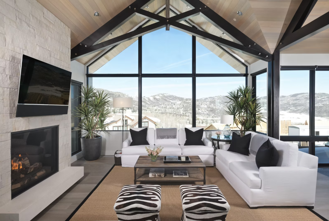 View of A Sustainable Guide to Modern Mountain Home Interior Design