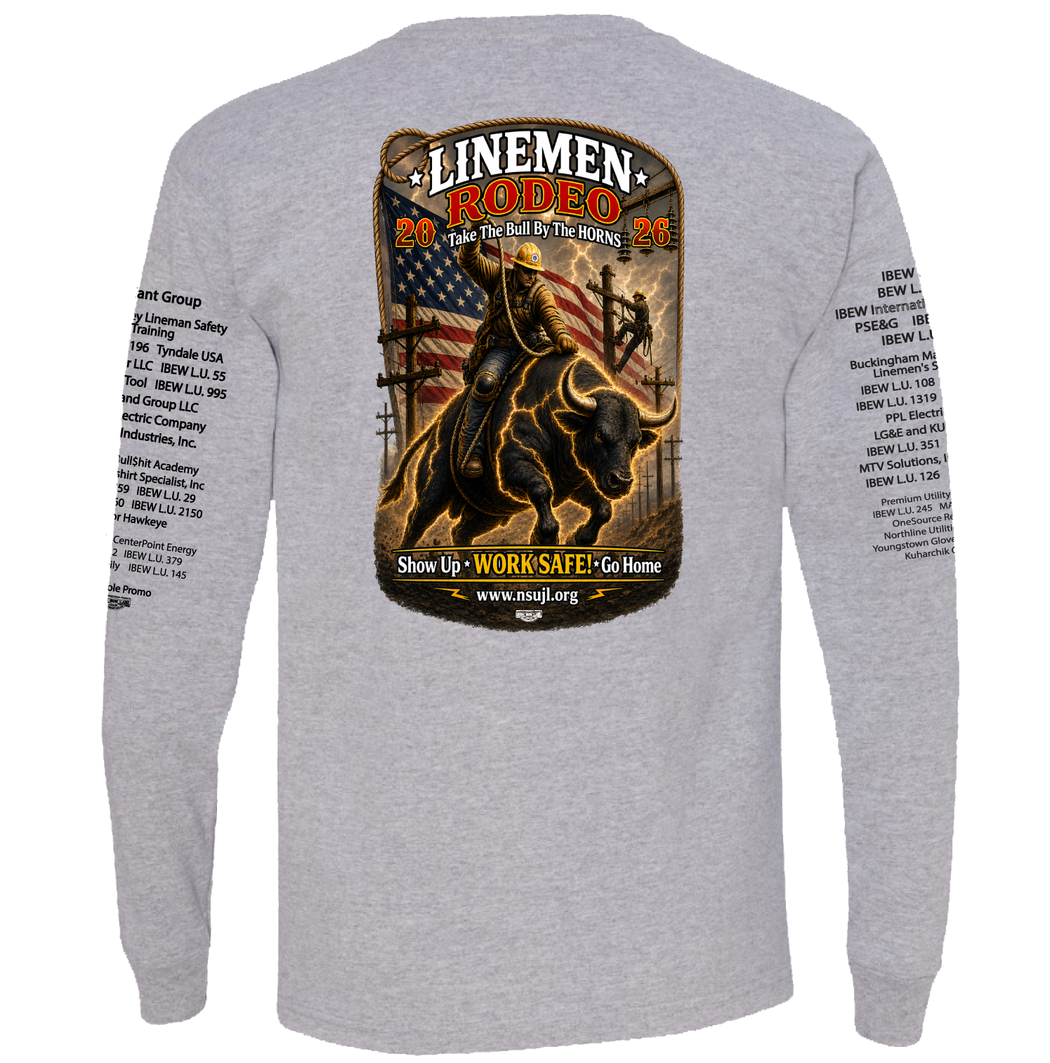NSUJL - Rodeo 2026 - Take the Bull by the Horns - Long Sleeve T-Shirt