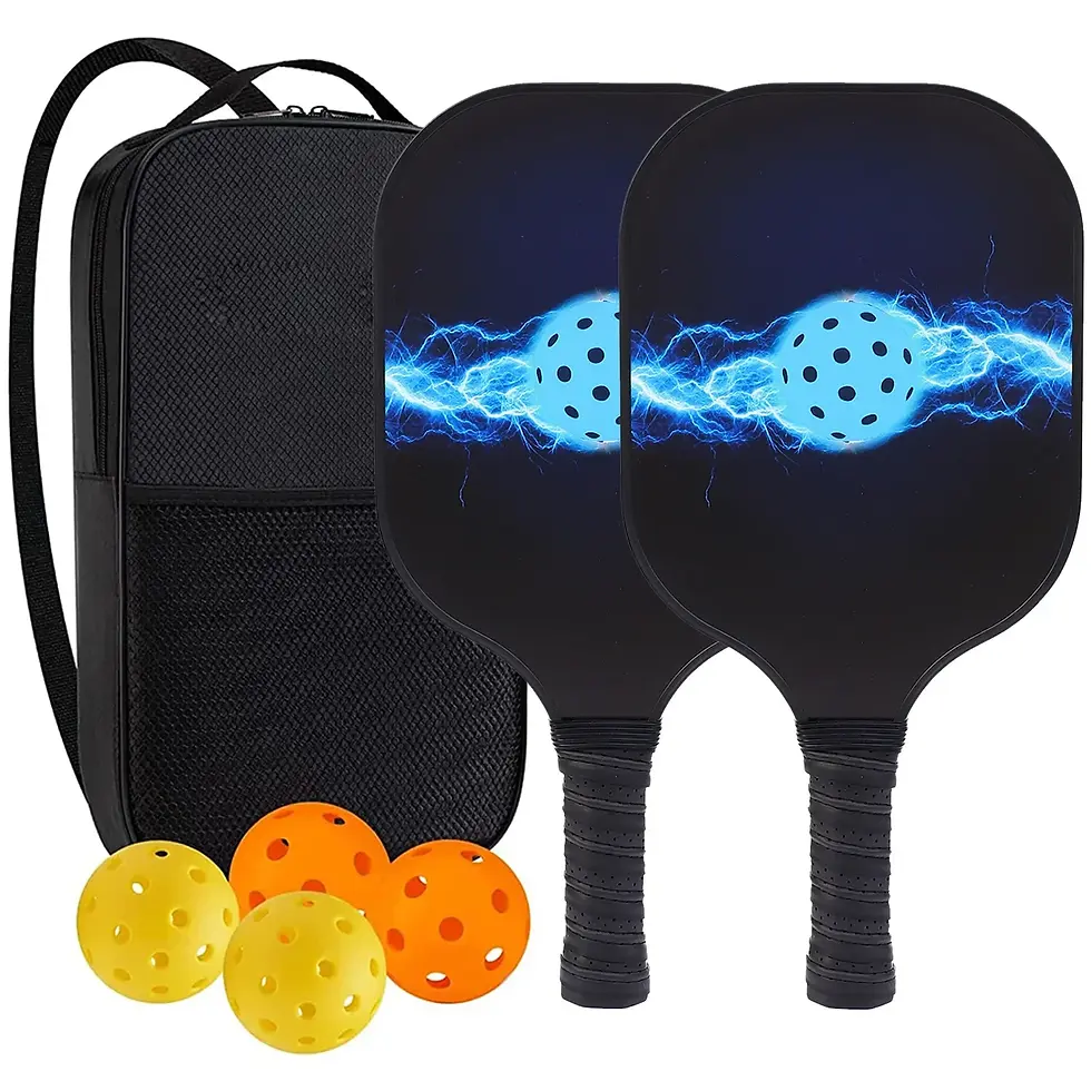 Thumbnail: USAPA Approved Pickleball Paddles Set Carbon Fiber Rackets