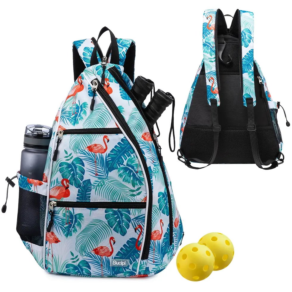 Thumbnail: Sucipi Custom Fashion Adjustable Shoulder Sports Pickleball Paddle Bag