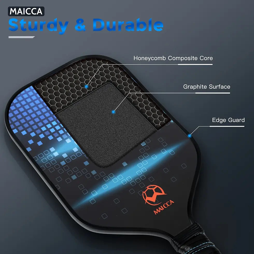 Thumbnail: USAPA Approved Pickleball Paddles Set Carbon Fiber Rackets