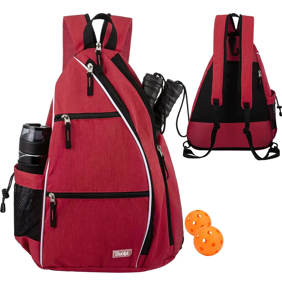 Thumbnail: Sucipi Custom Fashion Adjustable Shoulder Sports Pickleball Paddle Bag