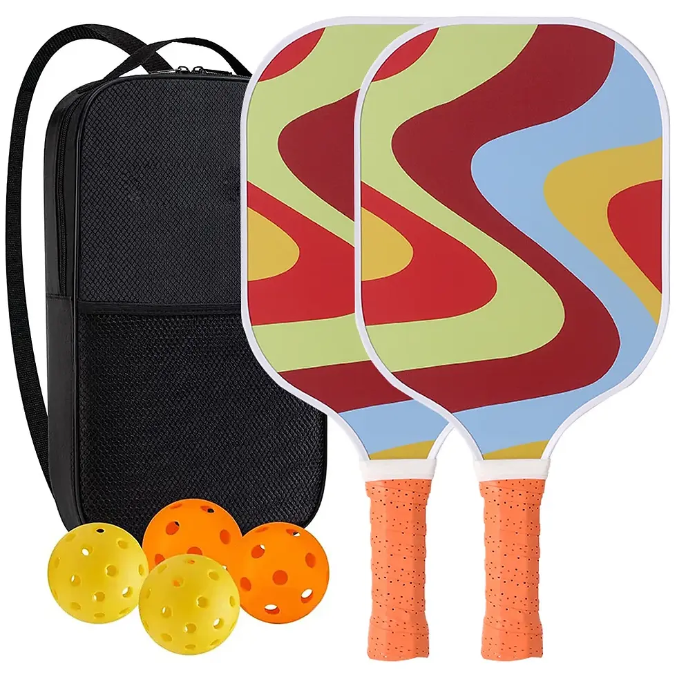 Thumbnail: USAPA Approved Pickleball Paddles Set Carbon Fiber Rackets