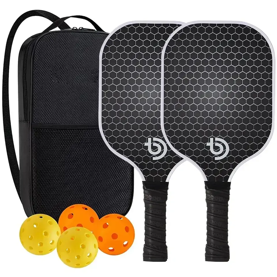 Thumbnail: USAPA Approved Pickleball Paddles Set Carbon Fiber Rackets