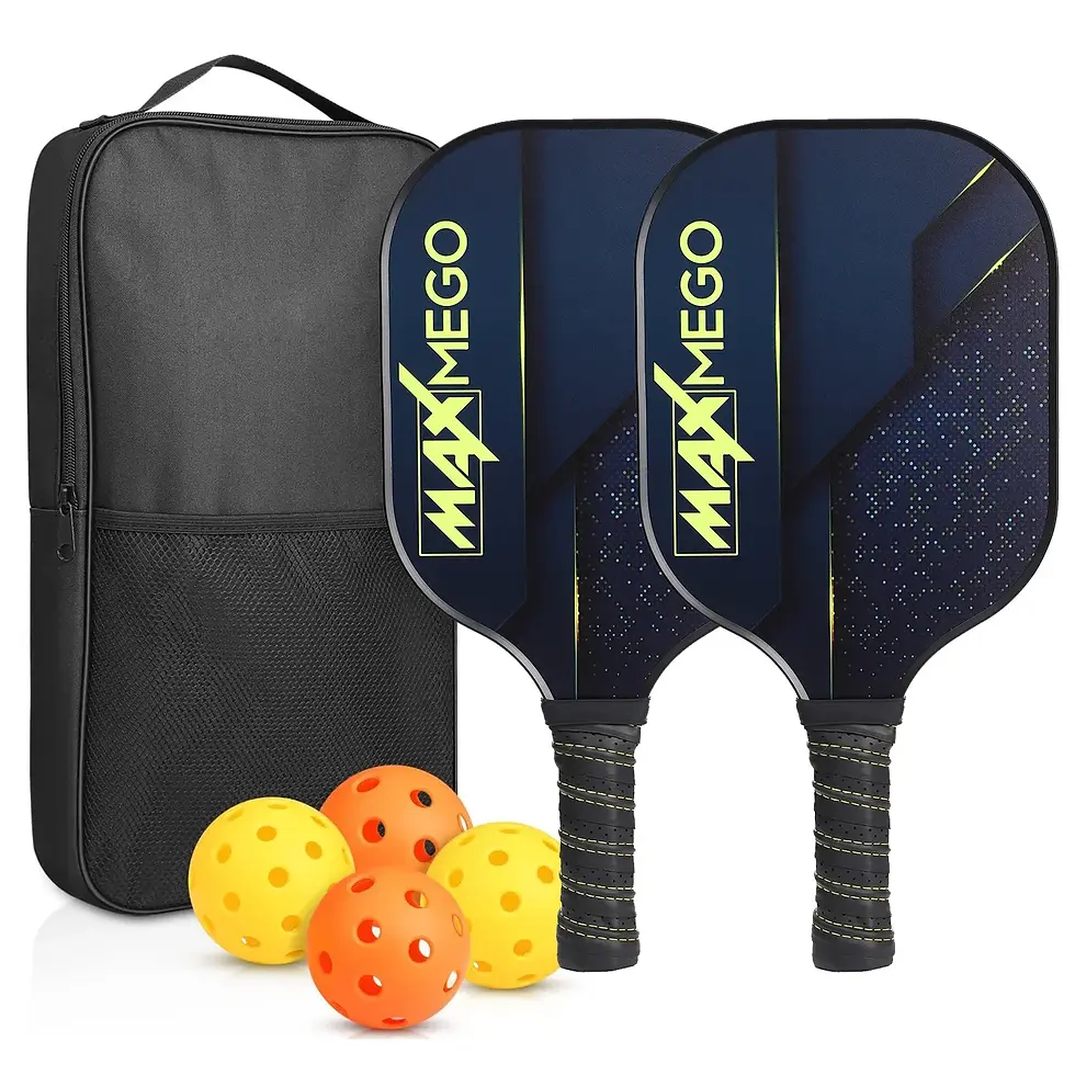 Thumbnail: USAPA Approved Pickleball Paddles Set Carbon Fiber Rackets