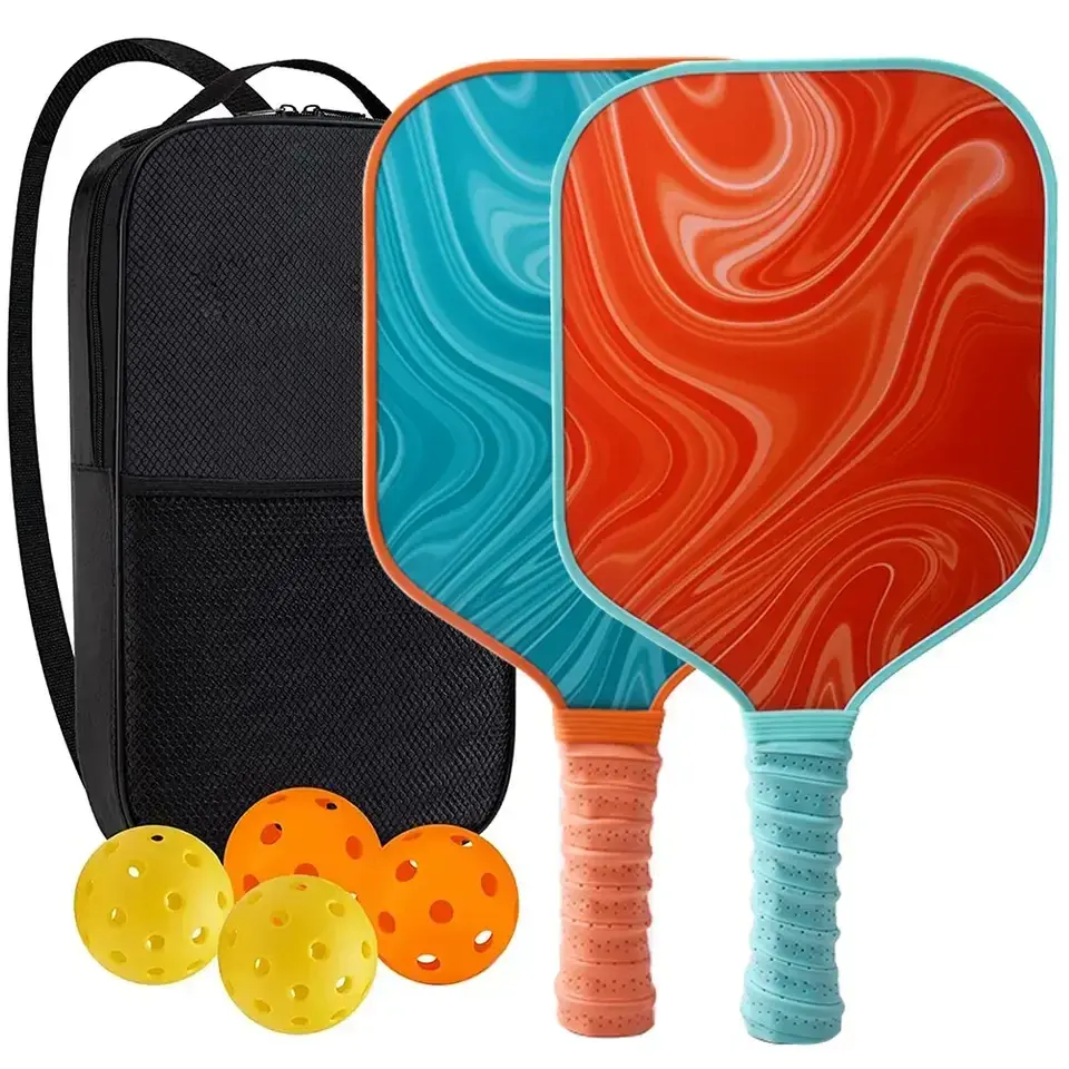 Thumbnail: USAPA Approved Pickleball Paddles Set Carbon Fiber Rackets