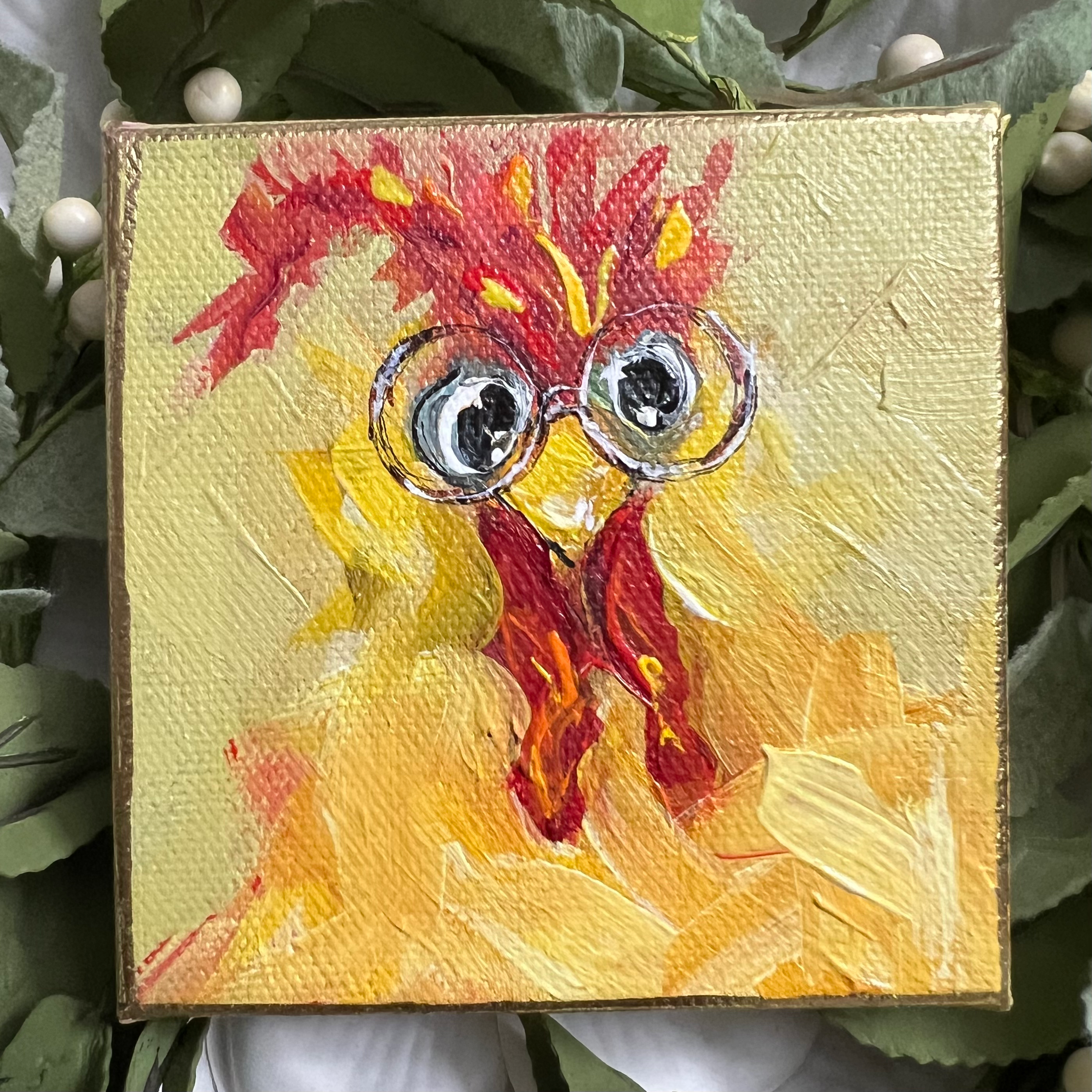 Poindexter the Educated Chick 4 x 4 