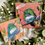 Thumbnail: Hummingbird Whimsical Turquoise #2 4” Magnet 
